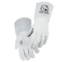 Black Stallion 25G Pearl White Grain Goatskin TIG Gloves, Large