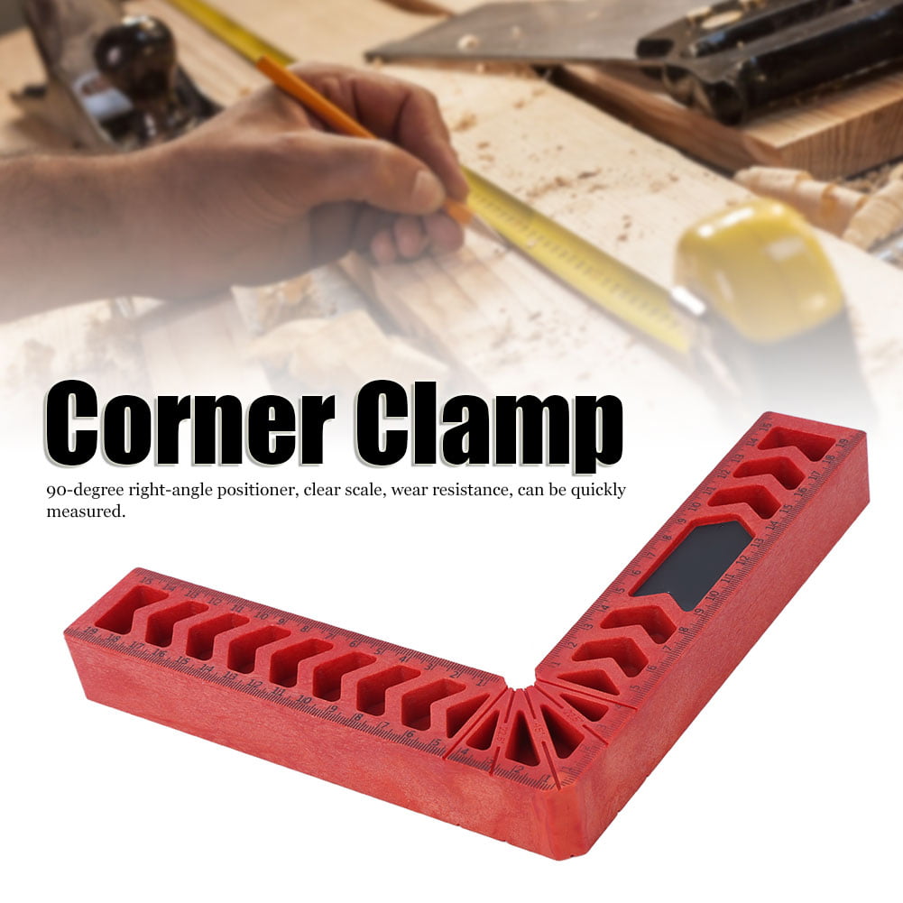 Right Angle Clamp High‑Hardness Carpenter Corner Clamp Fast Fix,for Right‑angle Marking,for Woodworking
