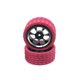 thumbnail image 2 of Ruedas de goma Modelo Modelo Crawler Rim Kit Accedentes de actualización de la pieza Reemplazo de accesorios para WPL C14 C24 C34 B14 B16 Rosa 4 piezas Inevent FN010038-06, 2 of 6