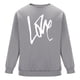 thumbnail image 4 of Amzcrzy Sudadera Para Hombre, Con Estampado De Corazones, Informal, De Manga Larga Y Cuello Redondo, Con Capucha, Color Gris, Xl, 4 of 6