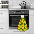 thumbnail image 6 of Hanging Towels 1 Pcs, Dish Towels Vibrant Sunflowers Absorbent Hand Towels with Hanging Loop Washcloth for Bathroom Kitchen, 6 of 6