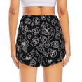 thumbnail image 2 of Lsque The Binding of Isaac Printed Women's Running Shorts with Liner Pockets,Elastic Quick Dry Workout Athletic Gym Yoga Shorts,Womens High Waist Shorts-X-Large, 2 of 9