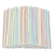 thumbnail image 1 of 8-inch Bendable Striped Drinking Straws, 500 Count, Multicolor for Beverages & Celebrations, 1 of 5