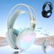 thumbnail image 1 of Auriculares Bluetooth Auriculares inalámbricos para juegos Bluetooth RGB con batería recargable e iluminación personalizable para un juego prolongado Yulucky, 1 of 6