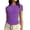 Purple, variant on Loopsun Womens Summer Tops, Womens Short Sleeve Tops, Pullover Short Sleeve Crew Neck Solid Basics Casual Tee Blouse Purple
