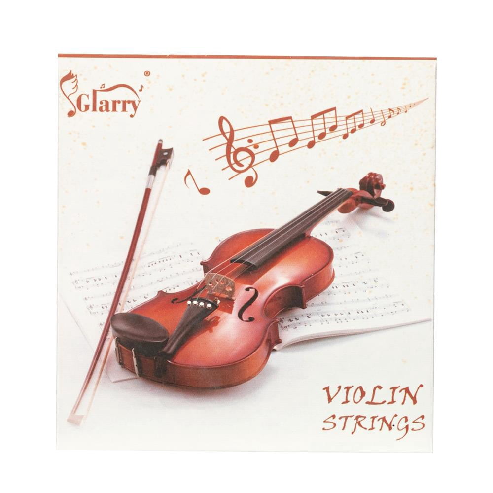 Glarry 4/4 Violin for Beginner with Case, Bow,Shoulder, Matte White
