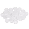 thumbnail image 1 of Unique Bargains Boutons Ronds en Résine Blanche à 4 Trous (Lot de 100), 1 of 5
