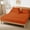 Brunt Orange, variant on 4Pcs Split Top King Size Sheet Set for Adjustable Bed - 15" Inch Deep Pocket 100% Egyptian Cotton 800 TC 28" inch Split Top Head Sheets - Black Solid