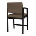 thumbnail image 5 of Lenox Chaise Haute pour Réception Salle d'Attente Soins de Santé / Acier Noir / Brun, 5 of 5