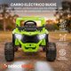 thumbnail image 3 of Carro Buggy Electrico Montable para Niños Carrito de Control Remoto y Manejo Directo con Luces Estereo y Pedales Funcionales con Control Remoto (Verde), 3 of 7
