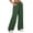 Army Green-1, variant on Womens Wide Leg Sweatpants High Waisted Barrel Drawstring Joggers Athletic Summer Fall Workout Pants with Pockets