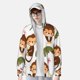 thumbnail image 2 of Fotbe Monkeys Swinging from Palms Chaqueta con Protección Solar UPF 50+ para Hombre y Mujer, Camisa con Capucha y Bolsillos-Large, 2 of 7