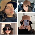 thumbnail image 7 of YooGuoGuo Corduroy Bucket Hat for Women Men Reversible Sun Hat Fishing Hat for Travel Outdoor, 7 of 7