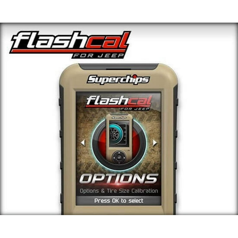 Superchips FlashCal F5 Tuner for Jeep Wrangler JL - 3571-JL