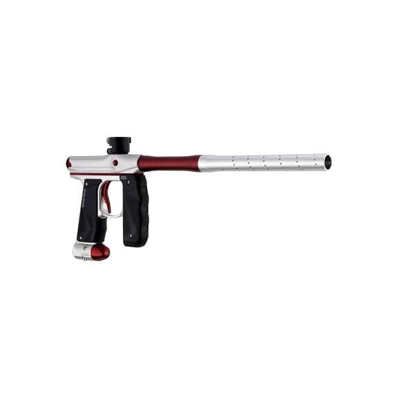 Empire Mini GS Paintball Marker Gun 2 Piece Barrel Dust Silver and Red, Electric