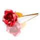 thumbnail image 3 of Chapado En Oro De Tallo Largo Flor De Rosa Artificial Romántico Día De San Valentín Amante Regalo Adornos Para El Hogar 24K Eigraketly HA024592-05, 3 of 5