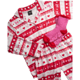 thumbnail image 3 of PJ's & Presents Girls' Christmas Pajamas - 2-Piece Flannel Christmas Pajama with Matching Socks (4-16), 3 of 7