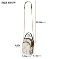 thumbnail image 2 of FORMRS Crossbody Bag for Women Quilted Travel Shoulder Cell Phone Purse with Chain Strap Handbag, Adorable Bunnies, 2 of 7