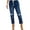 A, variant on Aayomet plus Size Women Pants Women Stretchy High Waisted Straight Leg Starp Boyfriend Jeans Frayed Ankle Denim Pants,B L