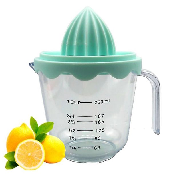 Exprimidor manual de cítricos, exprimidor de zumo de naranja, herramienta de bricolaje para cocina, cocina casera (verde) Rojo Verde Cocina, Decoración y Otros