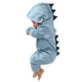 thumbnail image 1 of ASFGIMUJ Combinaison à Capuche Dinosaure pour Bébé Garçon Fille, 1 of 6