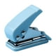 thumbnail image 1 of Perforadora de papel portátil de un agujero con círculo de hebilla de cierre de 1/4 pulgadas de capacidad para herramienta para adultos y Azul Gloria perforadora, 1 of 9