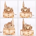 thumbnail image 3 of COOPHYA 1 Set Building Block Assembled Music Box Khaki Wood For Early Education, 3 of 6