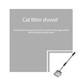 thumbnail image 3 of Pet Litter Scooper Household Manual Long Handle Deep Scoop Sifting Cleaning Strainer Reusable Reusable Housework Scooping, 3 of 6