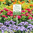 thumbnail image 3 of Eveokoki (7X8.8) IN Please Do Not Trim Or Spray The Plants Yard Sign With Metal Stake Lawn Sign Stand Outside Garden Farm Tin Signs Wildflowers Butterfly Outdoor Fence Retro Decorations, 3 of 6