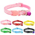 thumbnail image 2 of 2PCS 0.39'' Pet Collar Adjustable Dog Collar Cat Collar with Bell, 2 of 6