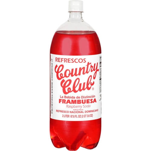 Country Club Club Raspberry Soda, 2 L, 1 Count 