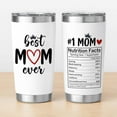 thumbnail image 3 of Best Mom Ever Gift Tumbler 20oz – Mama Coffee Cup, Mothers Day Present for Mom - Ideal Christmas, Birthday Gift For Moms - Mothers Birthday Gifts from Daughter Son, Mothers in Law, Mama, 3 of 6