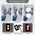 thumbnail image 5 of Switch Panel Switch Decoration 2.76x4.53x0.28 Inches Unused Outlet Cover Switch Plate Wall Plates Living Room Kitchen Bedroom Study Switches Colored Deer Butterfly, 5 of 8