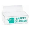 Safety Glasses Holders, 9 in x 6 in x 3 in, Green/Clear