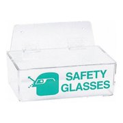 Brady Prot Eyewear Disp W/ Lid,Tray,Clr,Acryl 2011L