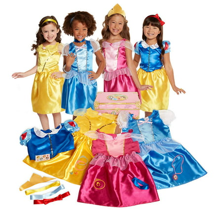 Disney Princess Dress Up Trunk Deluxe 21-Piece