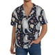 thumbnail image 1 of Fotbe Sloths Dancing Camisa Estampada de Manga Corta para Hombre, Casual de Verano, Estilo Playero, Sin Arrugas-4X-Large, 1 of 5