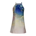 thumbnail image 4 of Moda mujer verano Casual Pullover impresión Sexy sin mangas MIni vestido Fridja hjkh4870, 4 of 5