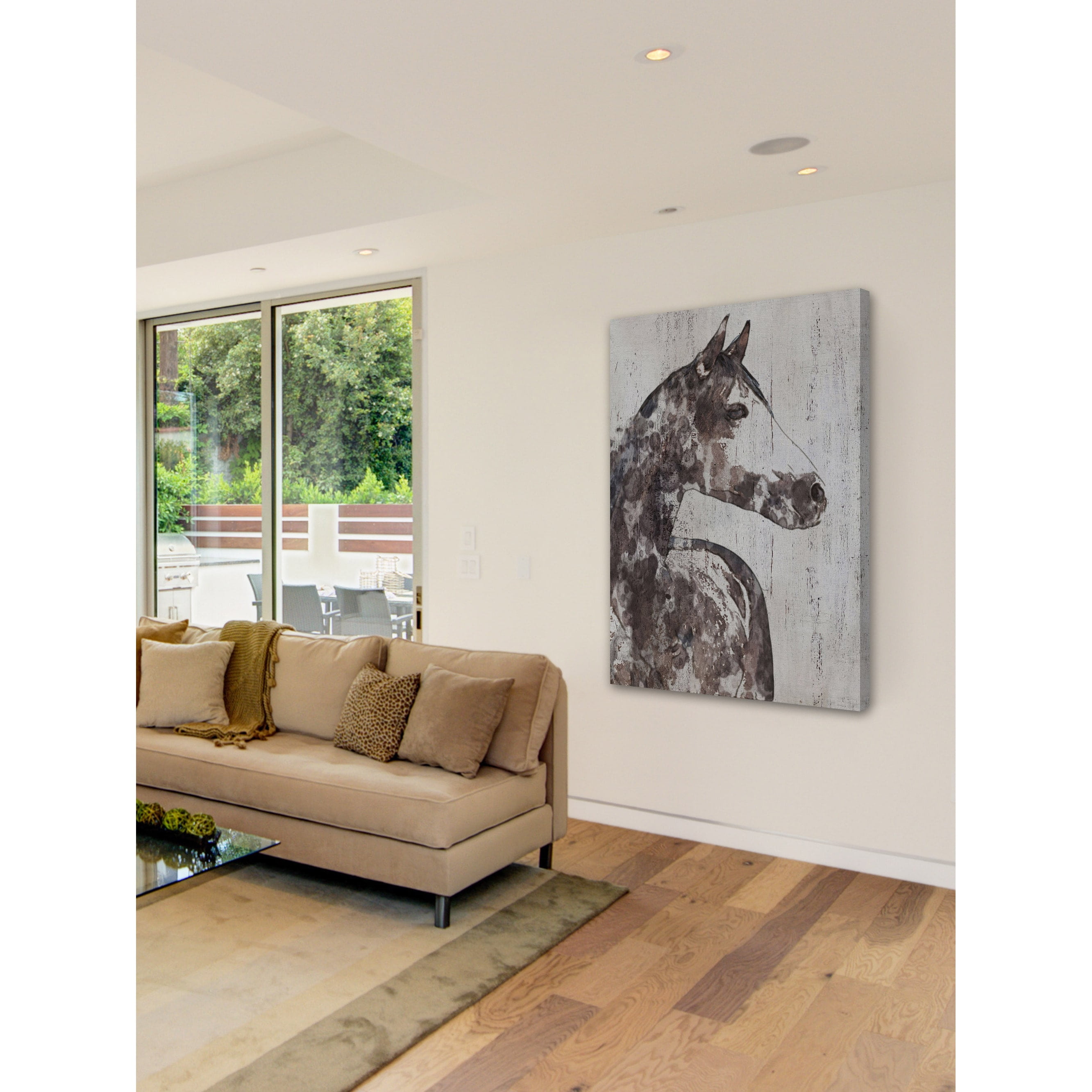 Marmont Hill "Rocky Horse" by Irena Orlov Painting Print on Wrapped Canvas