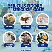 Whip-Pet Odor Eliminator and Stain Remover, Enzymatic Cleaner for Dog Urine and Carpet Odor Removal, Eco-Friendly 128 fl oz.