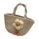 thumbnail image 2 of Bolso de hombro tejido para mujer • Bolsa grande de poliéster multicolor • Bolso casual para desplazamientos diarios 28x25x11cm • Regalo de almacenamiento ligero, duradero y elegante, 2 of 6