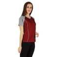 thumbnail image 3 of Inkmeso T-Shirt à Manches Courtes Uni pour Femmes Sportif Décontracté Basique, 3 of 7