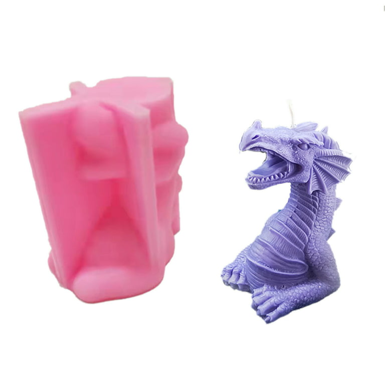 3 Pack Dragon Candle Mold Dragon Resin Mold Dragon Jewelry Resin Casting  Molds Handmade Silicone Mold for Resin Candle Making Molds Craft Supplies  3D