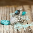 thumbnail image 7 of QQTDFG Retro Handmade 925 Silver Moonstone Ring Women Fashion Wedding Jewelry Size 6-10-Silver-10, 7 of 7