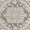 thumbnail image 4 of SAFAVIEH Reflection Sophia Traditional Area Rug, Dark Grey/Cream, 5' x 5' Round, 4 of 5