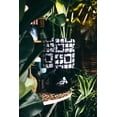 thumbnail image 2 of African Home Decor Pendant lampshade, handmade drum lampshade, ceiling or lamp base lampshade, home improvement- all sizes - Black and White, 2 of 5