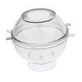 thumbnail image 1 of veasfak Round Sphere Ball Shape Plastic Candle Mould Mold for Candle Making 8cm, 1 of 3