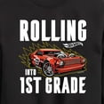 thumbnail image 3 of Hot Wheels - Rolling Into 1st Grade - Youth Crewneck Fleece Sweatshirt, 3 of 5