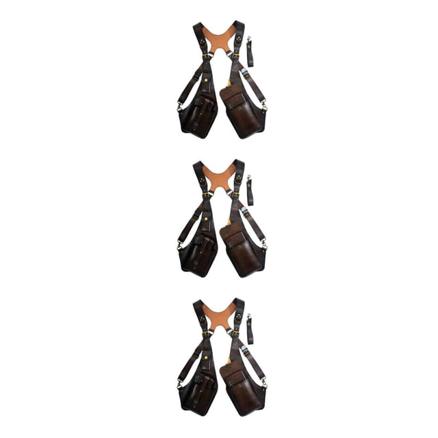 Methold Bolsa con funda con correa ajustable, resistente y duradera, práctica y práctica, para hombro, color marrón oscuro Type1 NO1