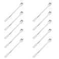 thumbnail image 5 of Worgeous  10 Pcs Lab Spoons Bead Scoop for Small Beads Spatula Silver, 5 of 8